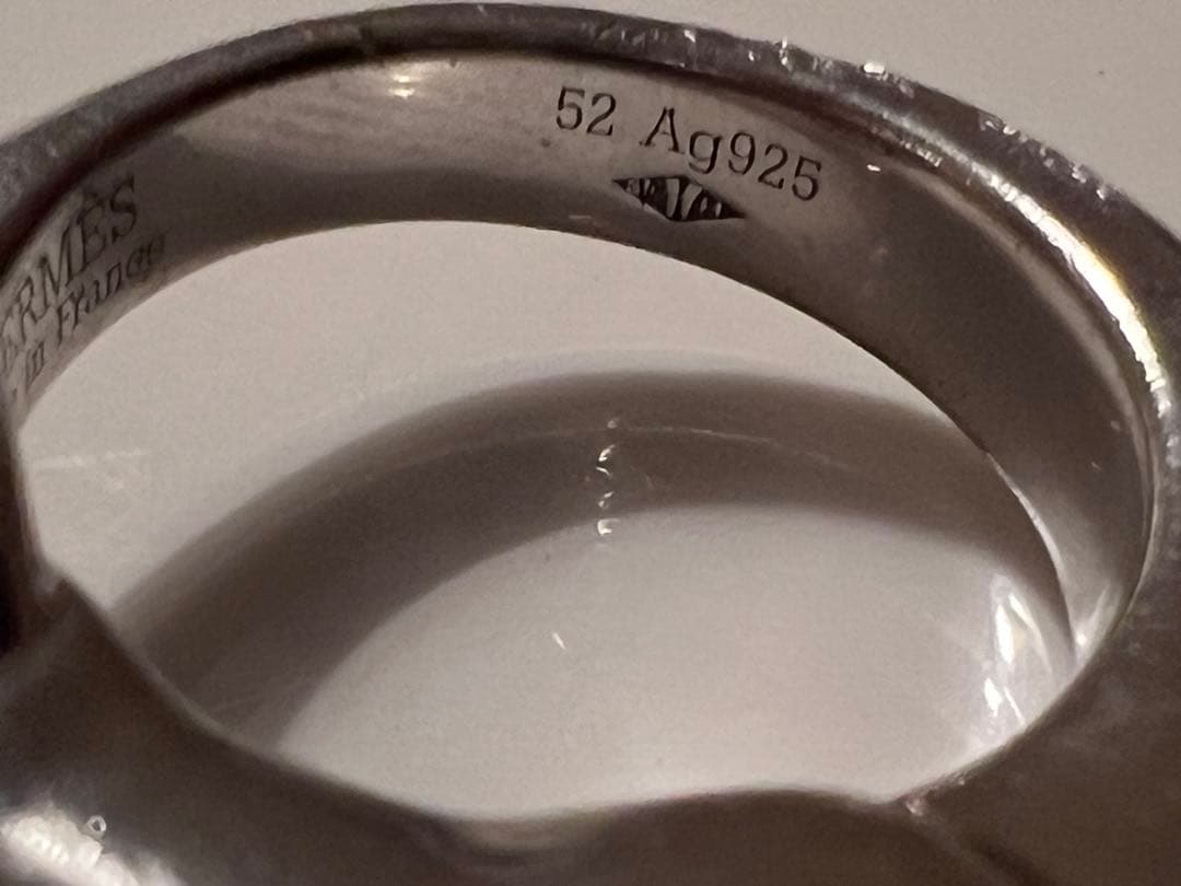 12/31午前販売終了！エルメス HERMES リング指輪　ギャロップ #52