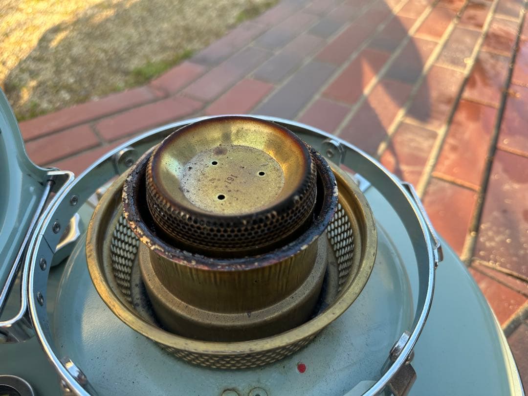 レトロ グリーン 石油ストーブ　03年製