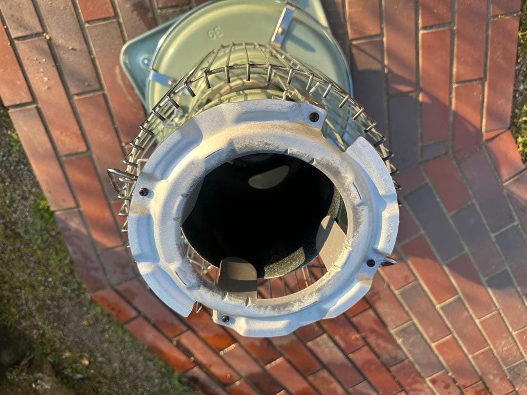 レトロ グリーン 石油ストーブ　03年製