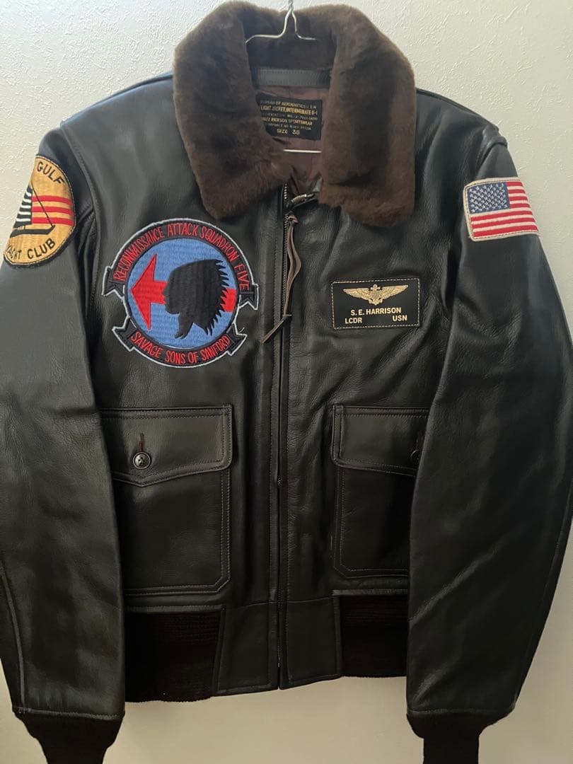 バズリクソンズ G-1 フライトジャケット カスタム ミリタリー usnavy