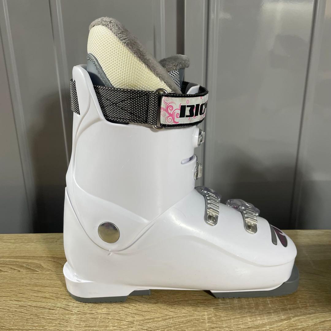 K2 136cm BIGHORN23/23.5cmストック付きスキーセット