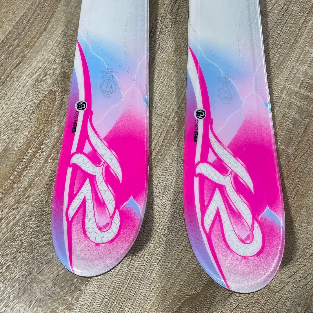 K2 136cm BIGHORN23/23.5cmストック付きスキーセット