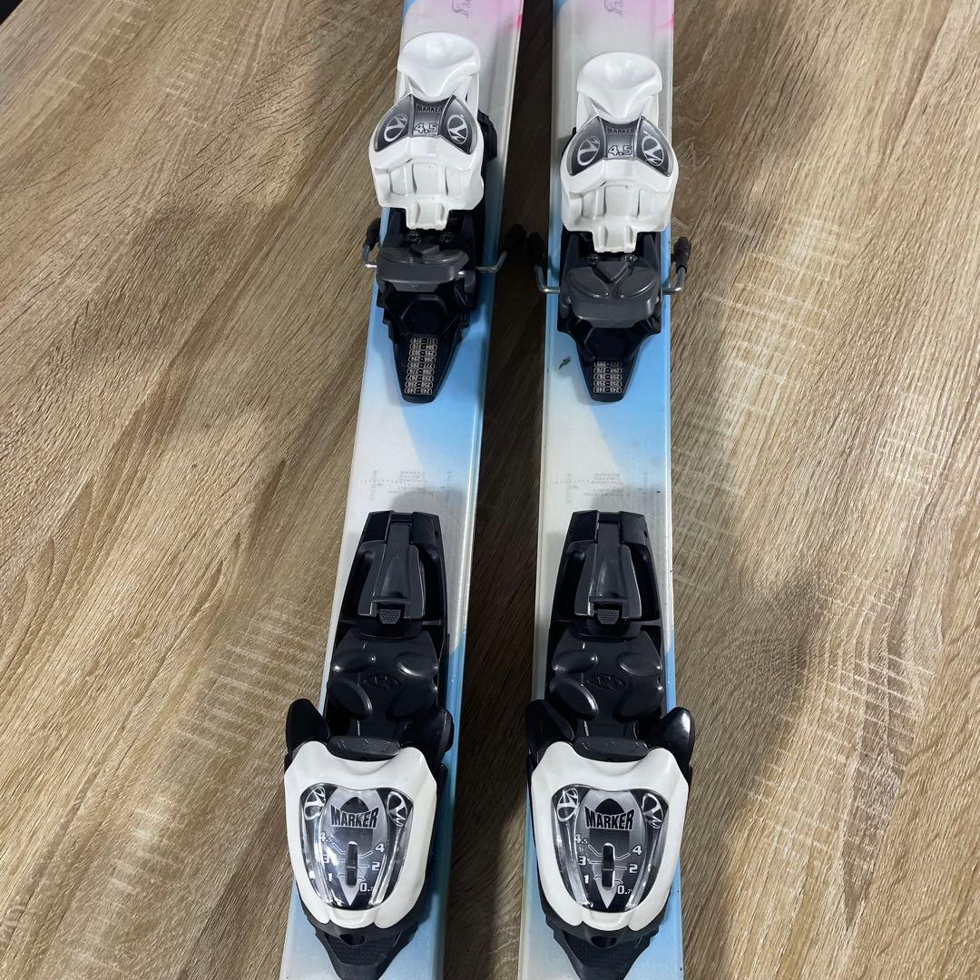 K2 136cm BIGHORN23/23.5cmストック付きスキーセット