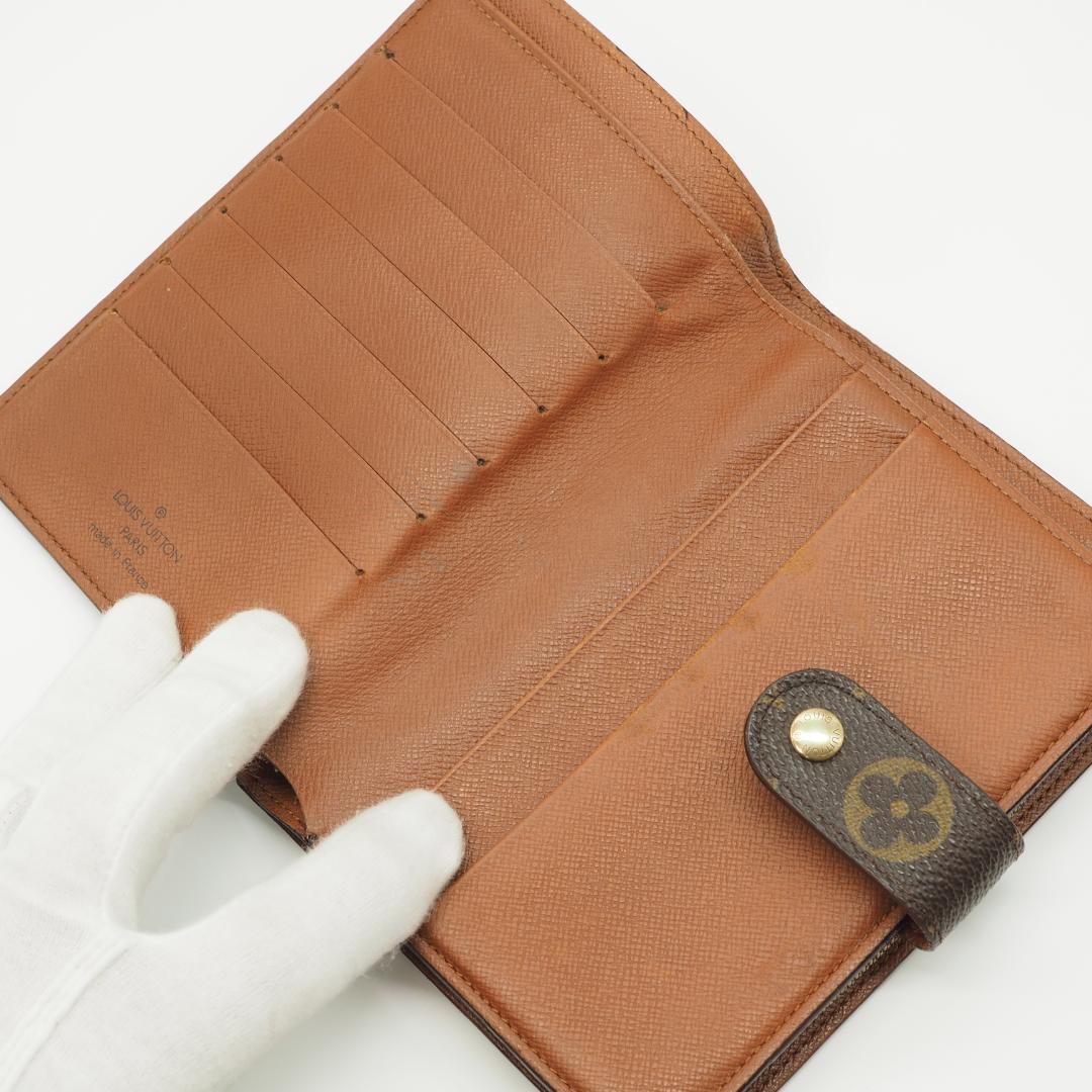 ルイヴィトン モノグラム ポルトパピエ ジップ 二つ折り財布