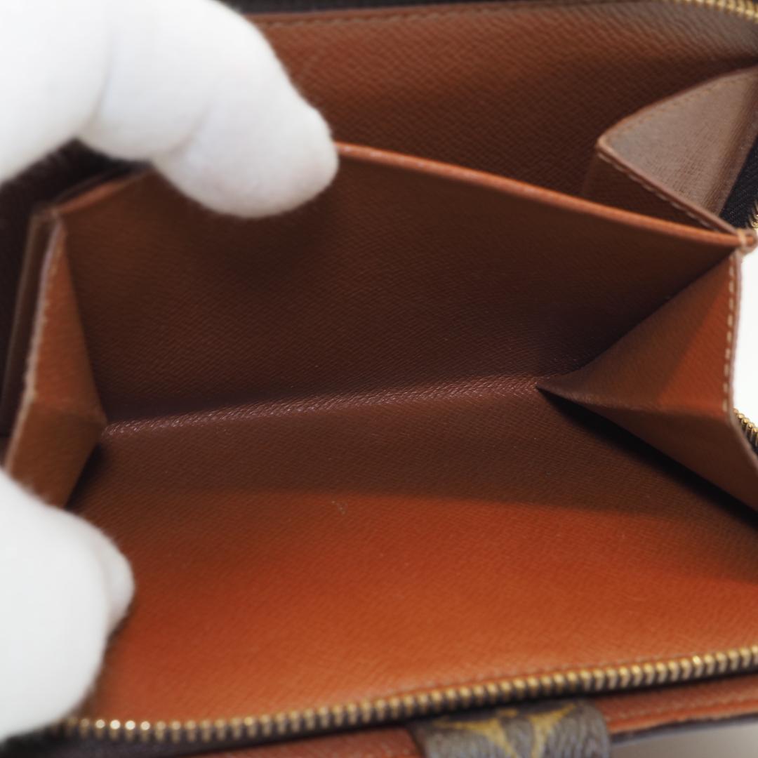 ルイヴィトン モノグラム ポルトパピエ ジップ 二つ折り財布