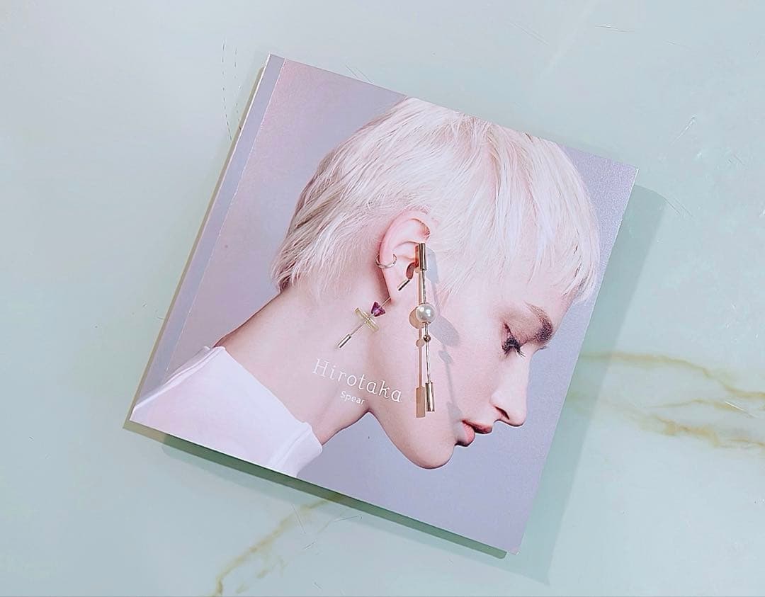 Hirotaka◆アコヤパール スピアピアス(片耳)◆ゴールドビーズ◆Spear