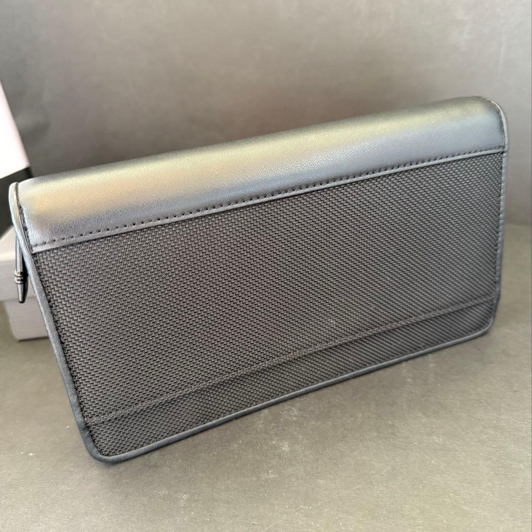 michiken TUMI 長財布 メンズ ブラックアルファSLG