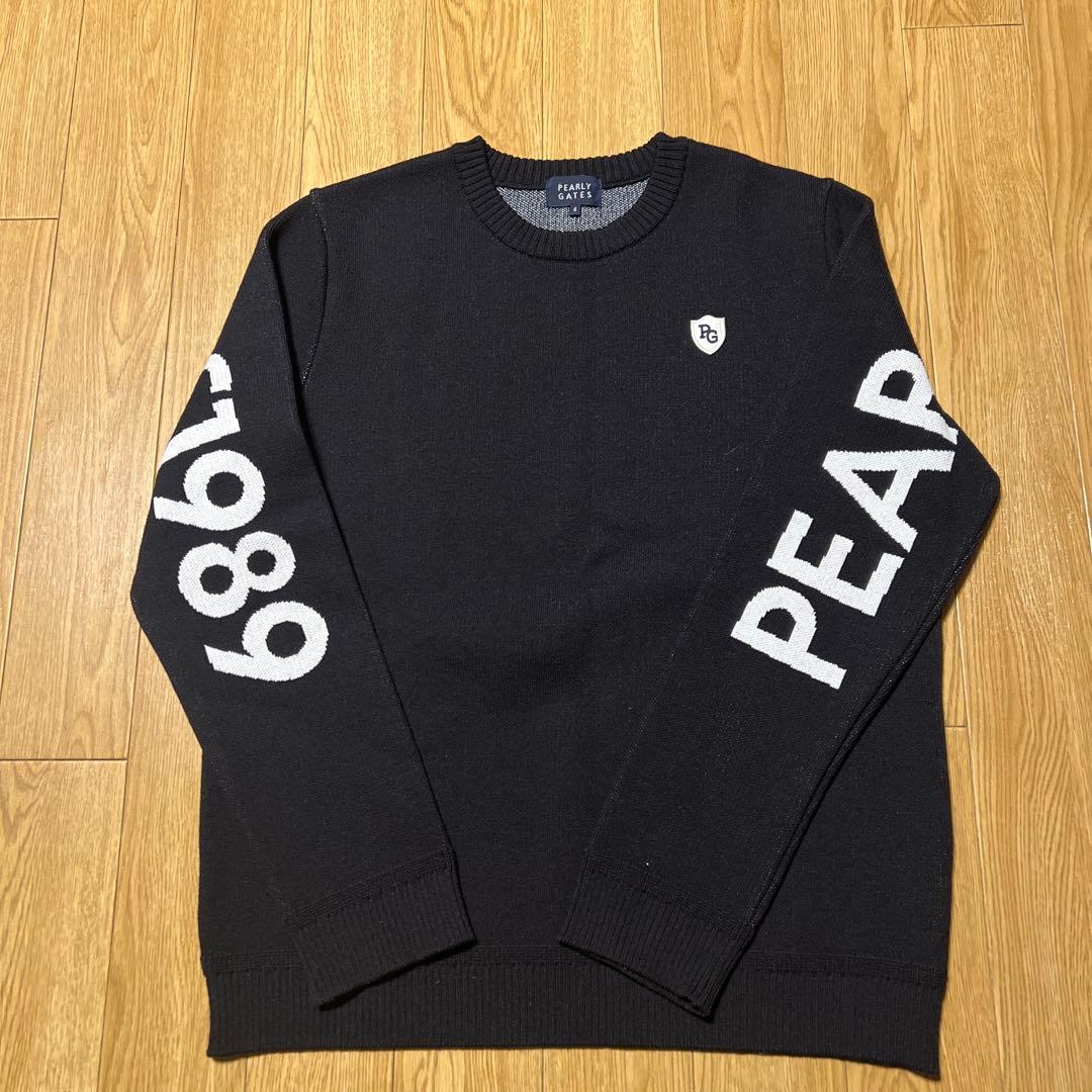 PEARLY GATES ブラック セーター サイズ6 XLサイズ