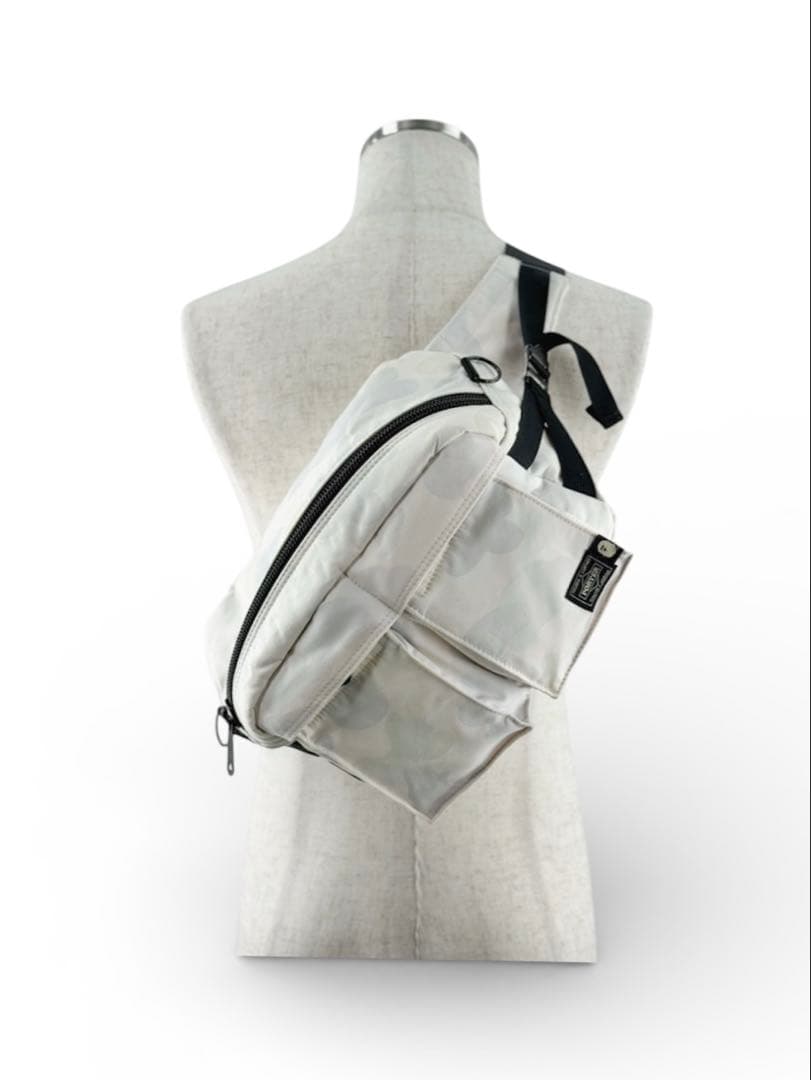 未使用級 PORTER×A BATHING APE ウエストバッグ ボディバッグ