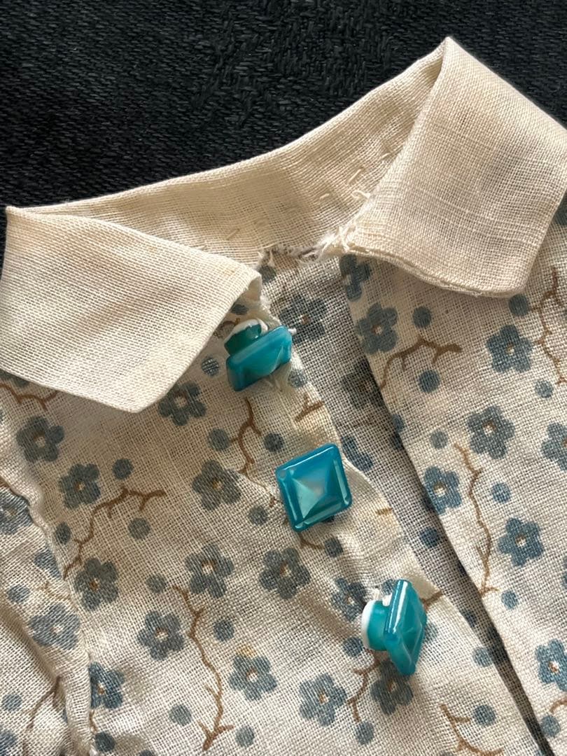 アンティーク人形ドレス チャイナヘッドパリアンビスクドールショルダーペグドール