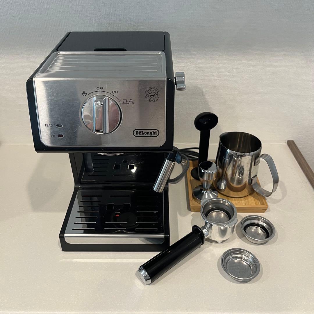 【SALE】エスプレッソ・カプチーノメーカーECP3220J-BK【美品】