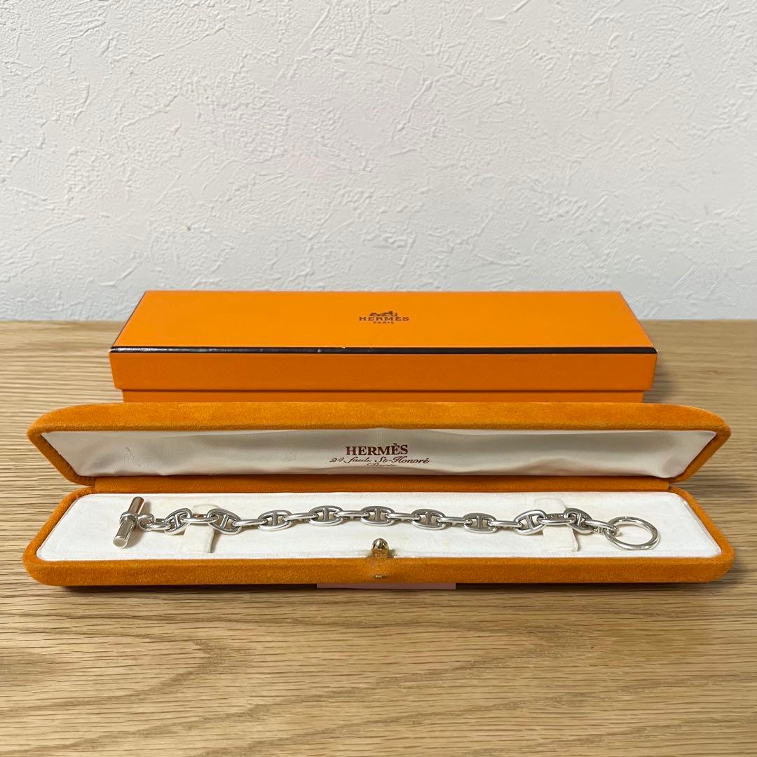 HERMES エルメス シェーヌダンクル ブレスレット PM 18 マルジェラ期