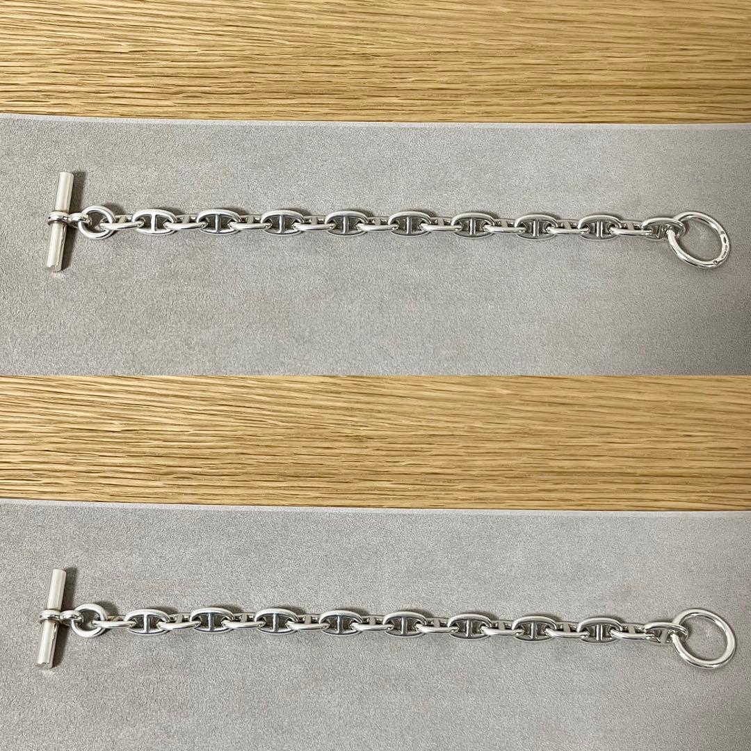 HERMES エルメス シェーヌダンクル ブレスレット PM 18 マルジェラ期