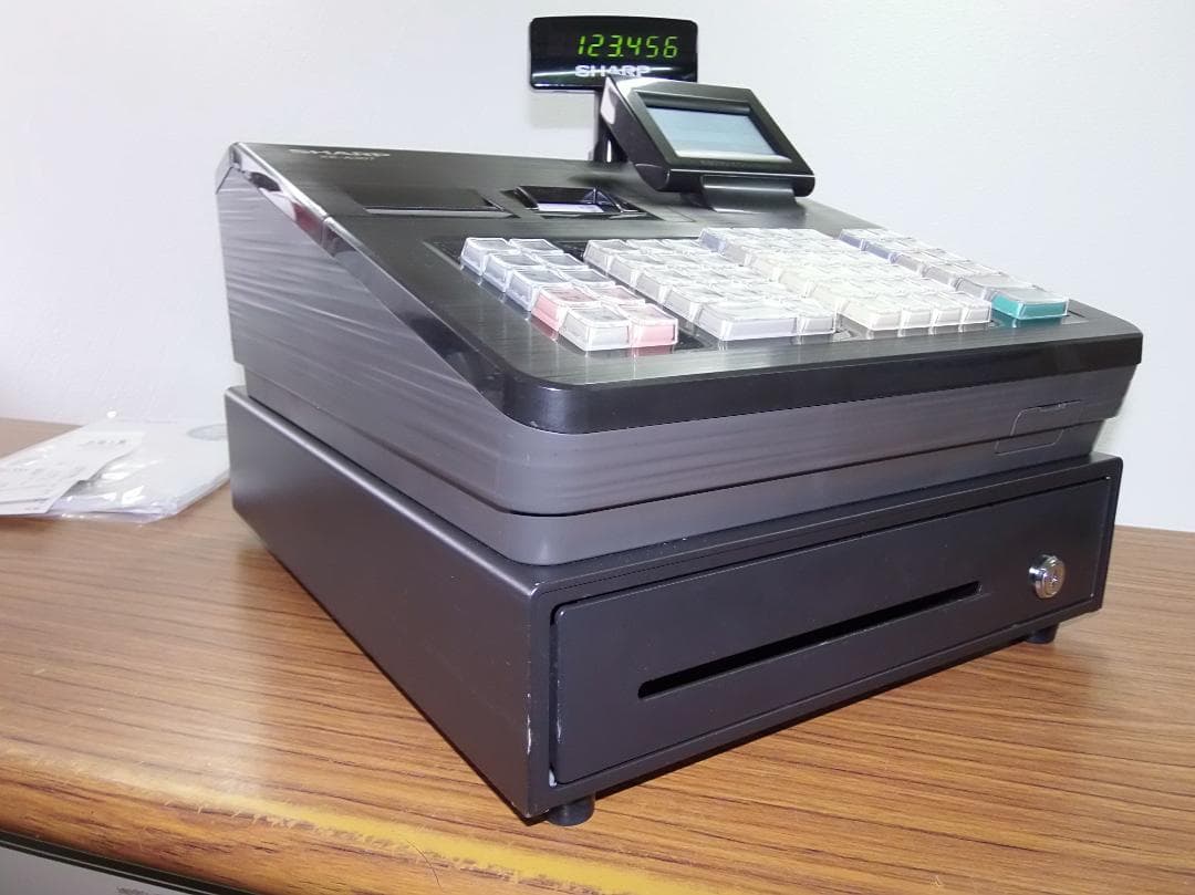 XE-A307 すぐ使える店名設定無料16部門シャープレジスター25040701