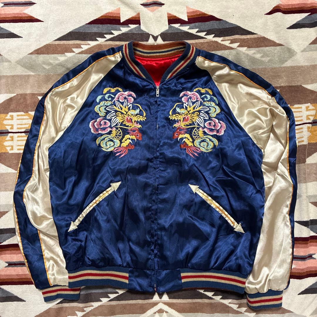 テーラー東洋TT10577 龍/鷹刺繍 リバーシブルスカジャン/スーベニア