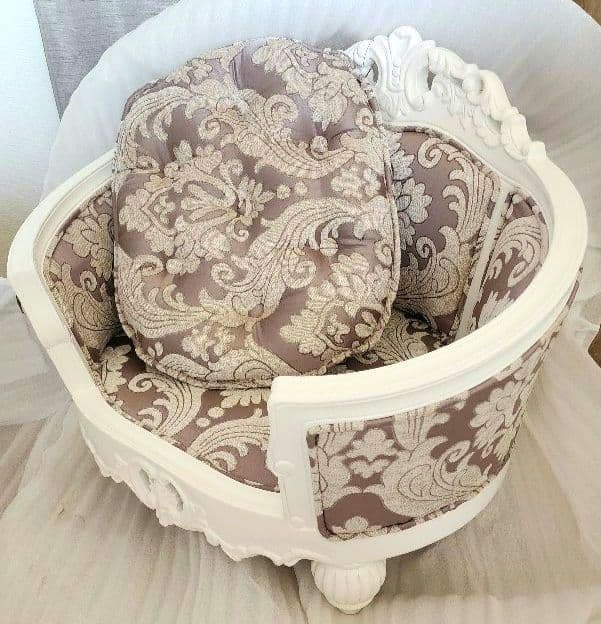 高級 フレンチ ロココ ミニ ソファー 飾り スーパードルフィー 子供 ペット