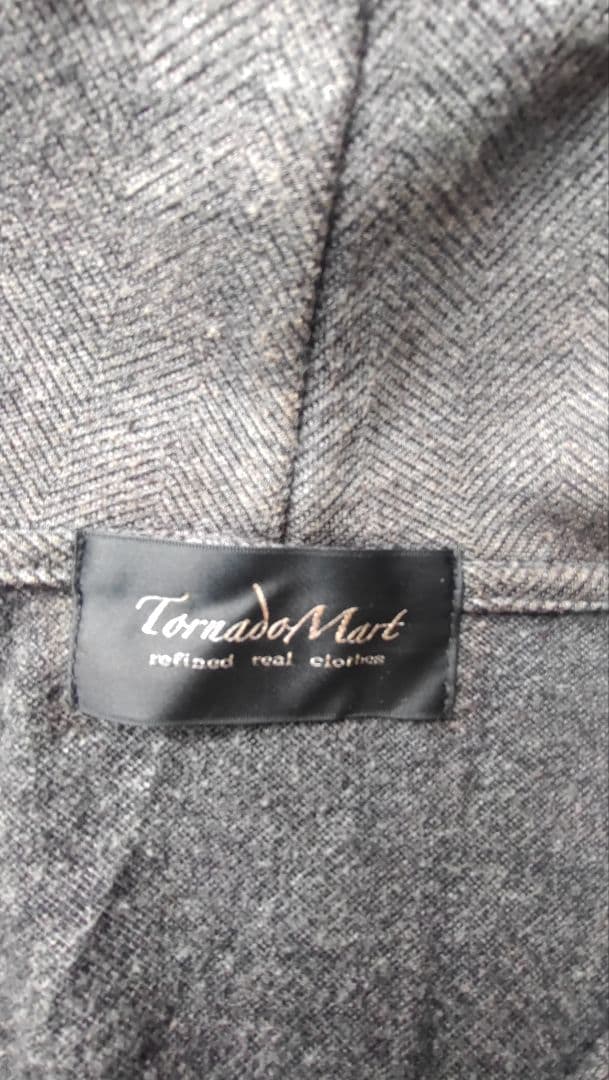 Tornado Mart グレー フリンジパーカー