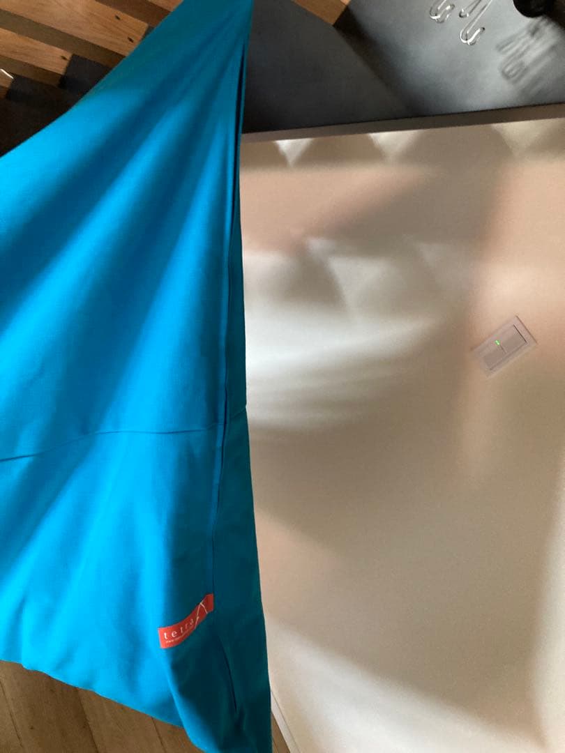 tetra CHENILLE 青 ビーズクッション【未使用に近い】※送料無料※