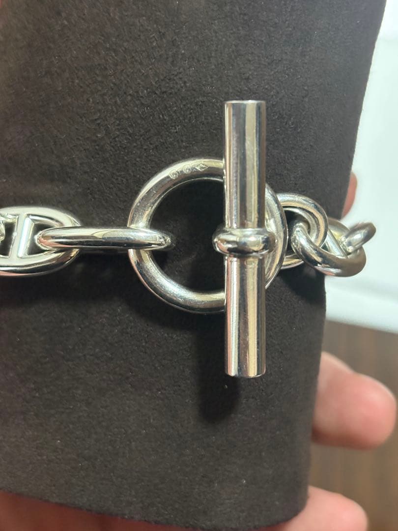 HERMES シェーヌダンクル GM 12コマ エルメス ブレスレット メンズ