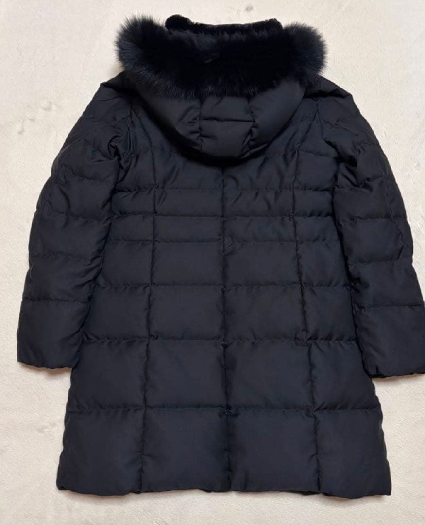 INDIVI インディヴィ　ロングダウンジャケット 黒