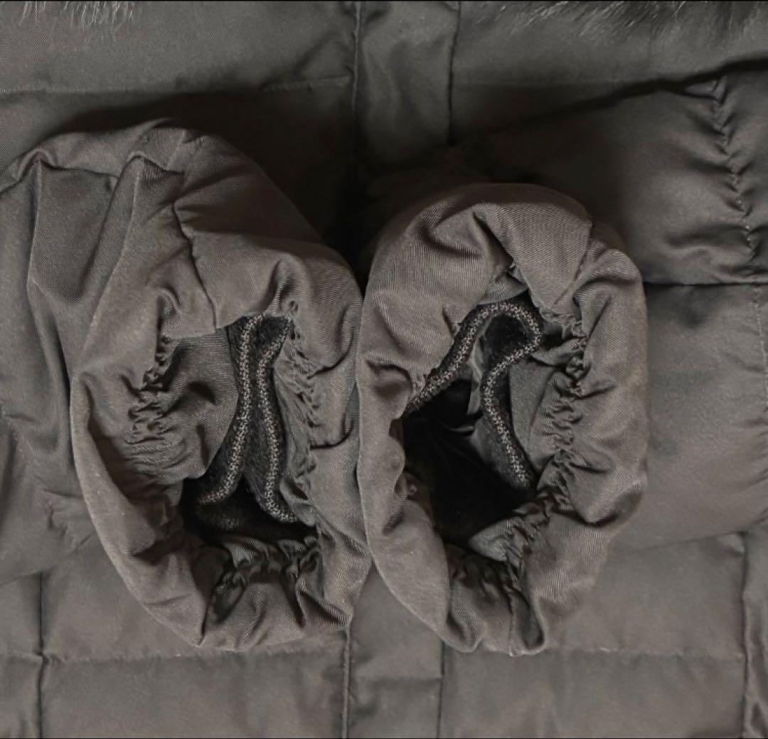 INDIVI インディヴィ　ロングダウンジャケット 黒