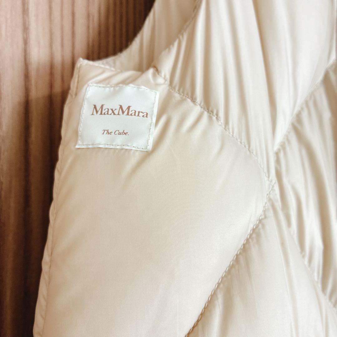 マックスマーラ　the cube 34 テクニカルキャンバスダウンジレ