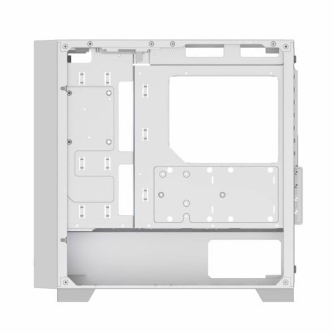 PCCOOLER PCケース 白 Micro-ATX Mini-ITX