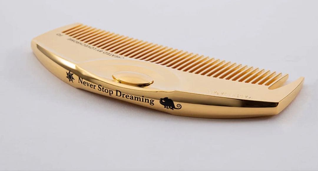 ギフトラッピング付　ラブクロム　ラプンツェル　K24GPツキ ゴールド コーム