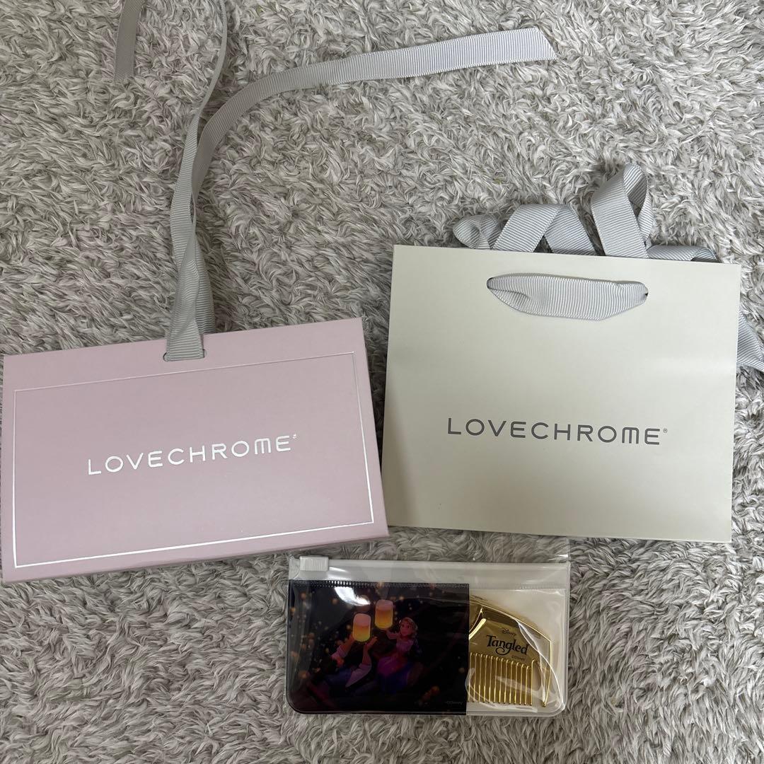 ギフトラッピング付　ラブクロム　ラプンツェル　K24GPツキ ゴールド コーム