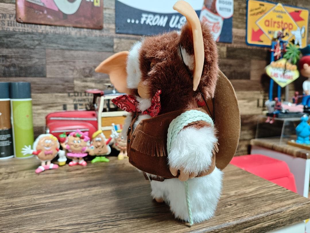 【希少】グレムリン ギズモ カウボーイ ぬいぐるみ 97年製
