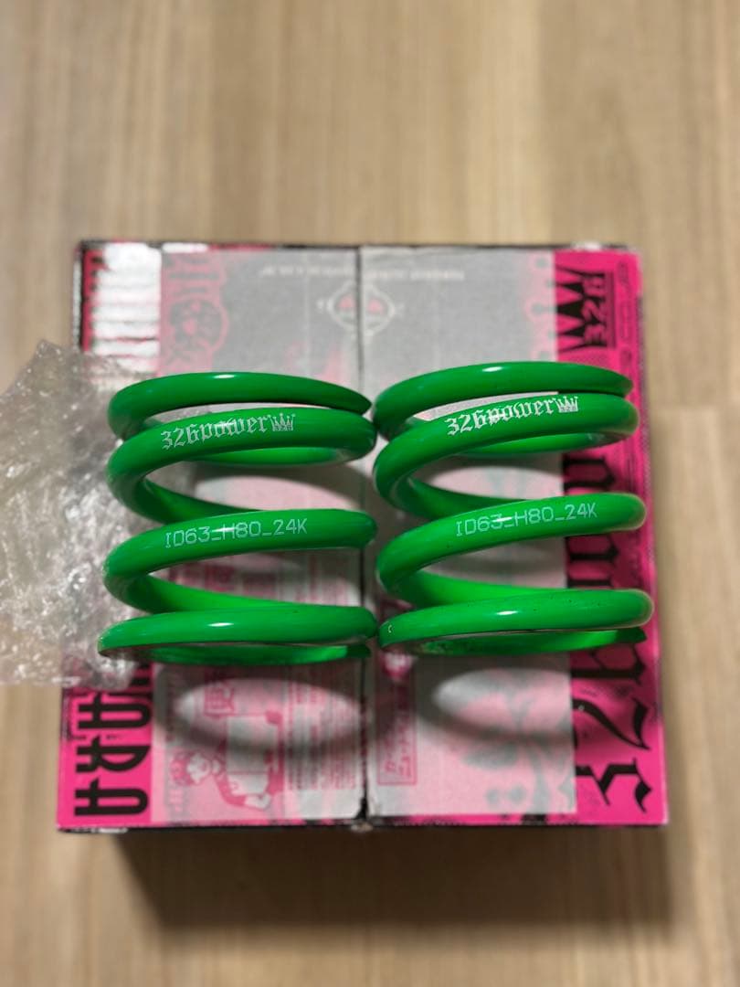 326power チャラバネ id62.63 24k 80mm