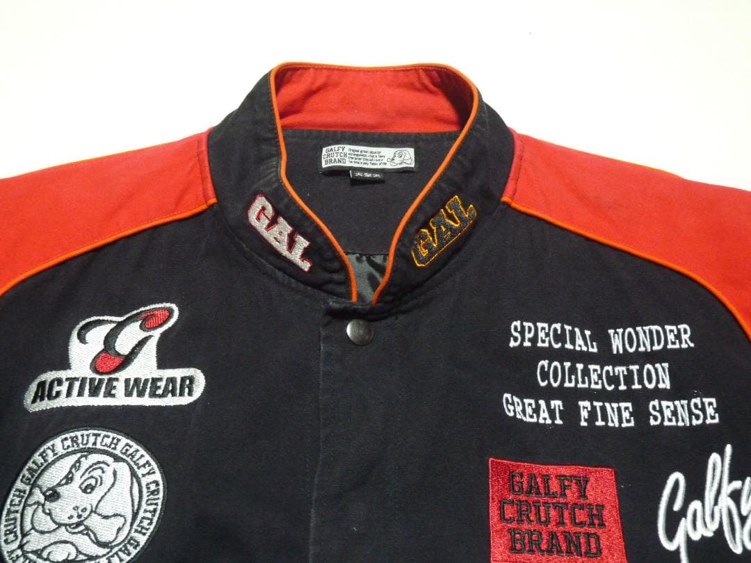 GALFY　ガルフィー　レーシングジャケット　綿　マルチカラー　XL
