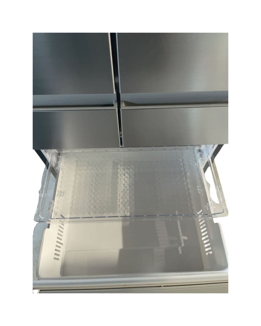 【送料込】2023年製　日立 冷蔵庫 R-H54T 540L 5ドア シルバー