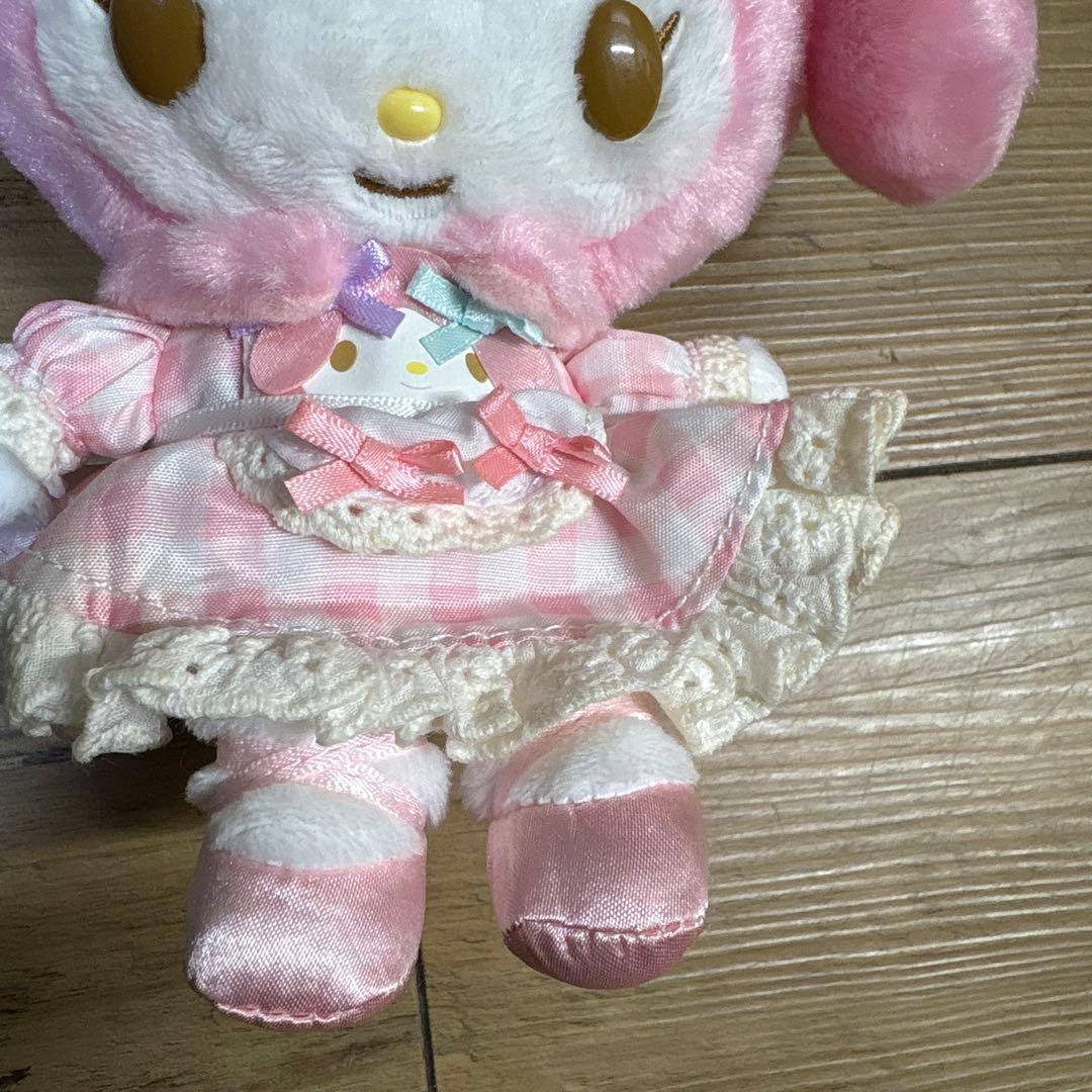 マイメロディ　 マスコット　ぬいぐるみ　リボンでおそろ