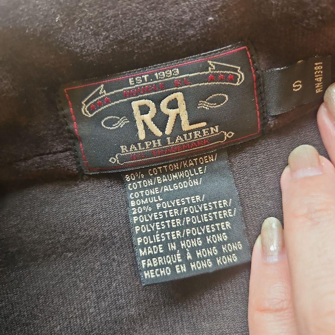 RRL DOUBLE RL 長袖ポロシャツ S