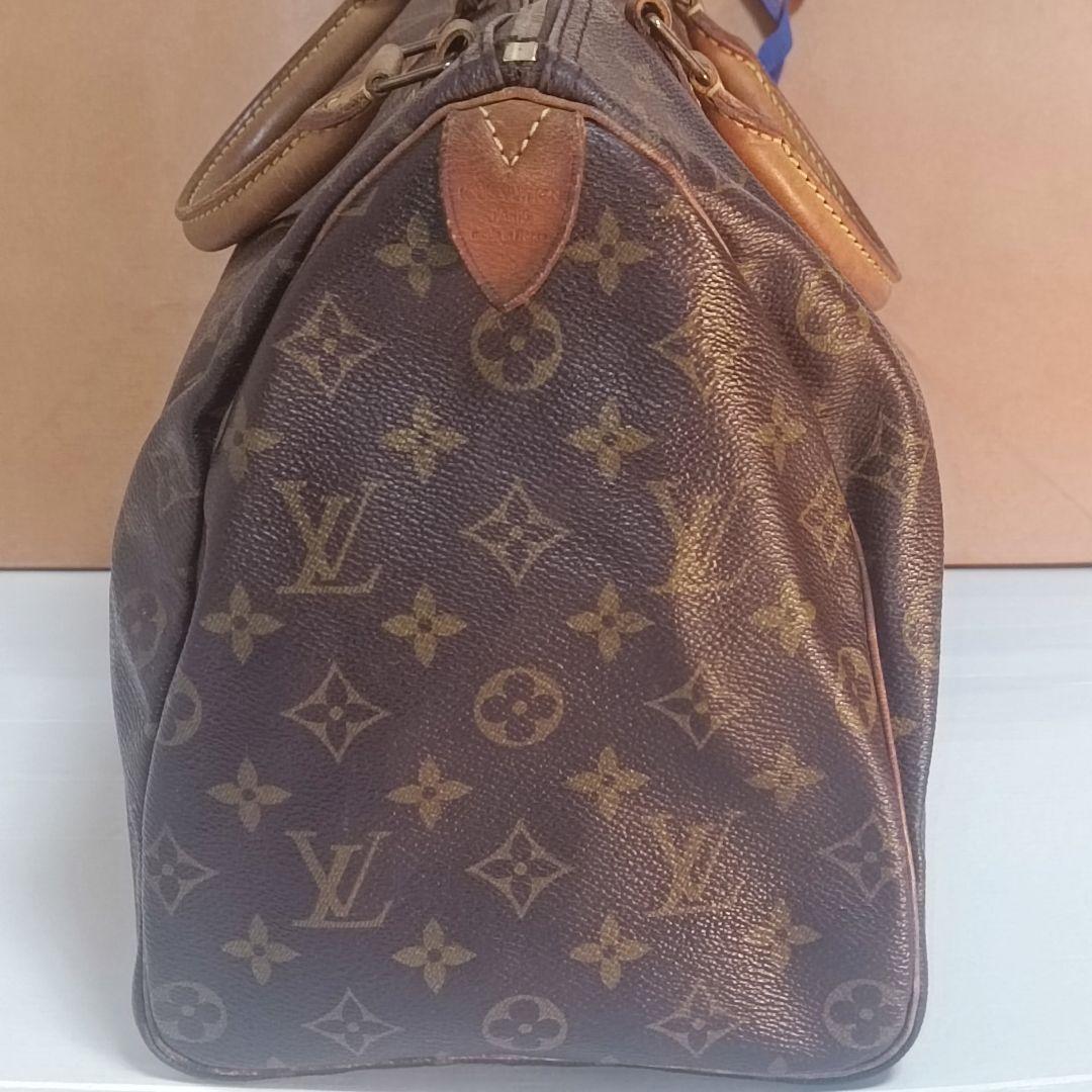 【Louis Vuitton モノグラム】スピーディ35　南京錠・紙袋リボン付き