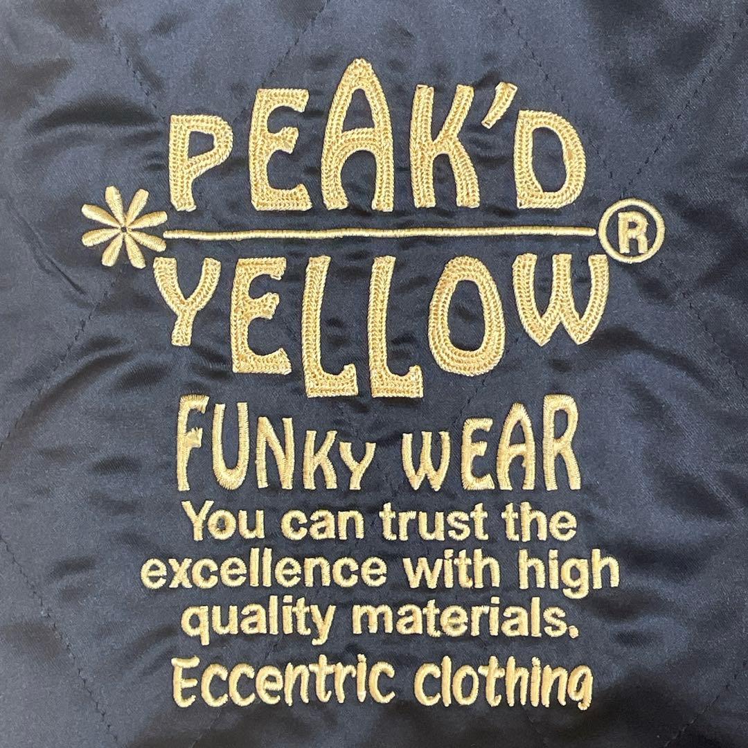 PEAK'D YELLOW スカジャン リバーシブル 44(XL) キスマイ