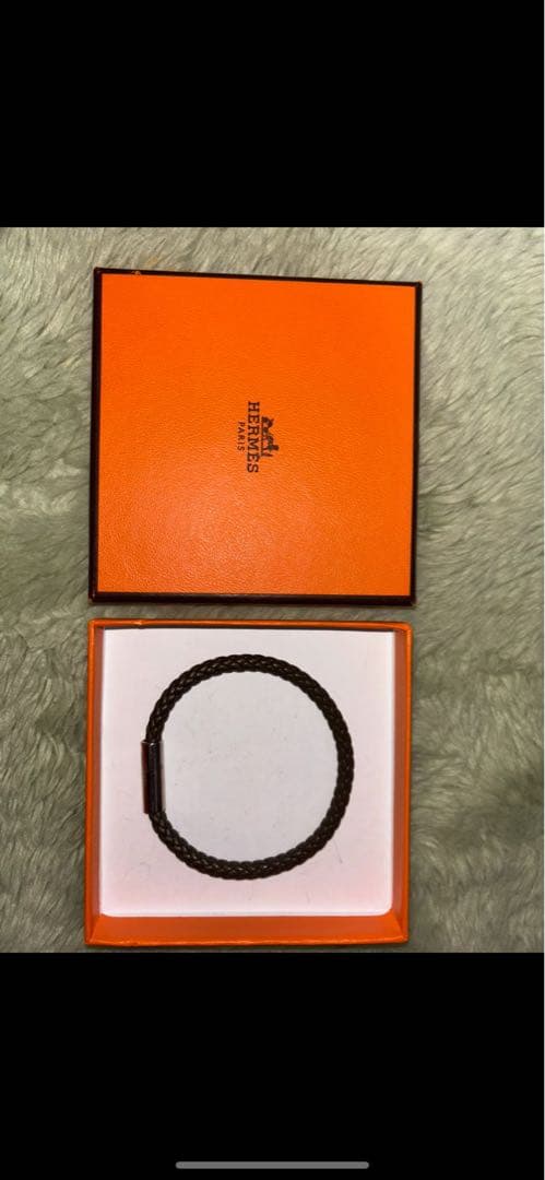 み*い様 エルメスレザー ブレスレット ダークブラウン