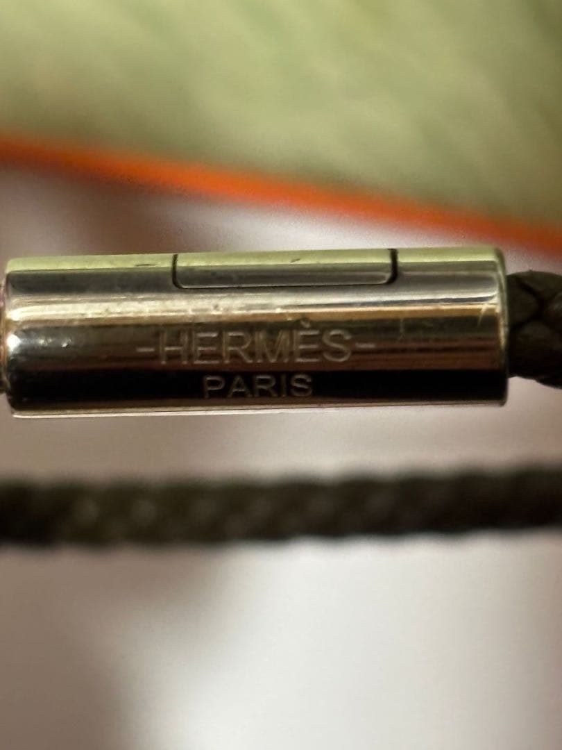 み*い様 エルメスレザー ブレスレット ダークブラウン