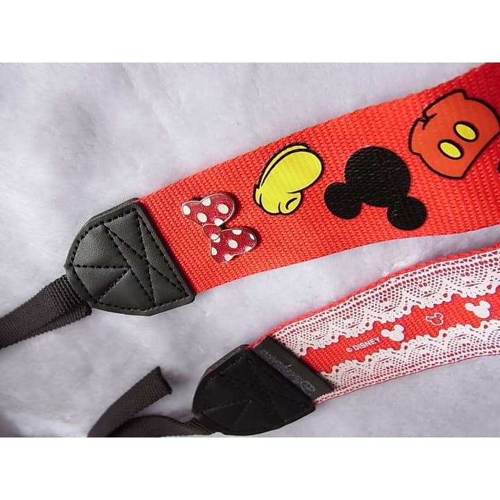 販売終了　ミッキー　ミニー　モチーフ　一眼レフストラップ