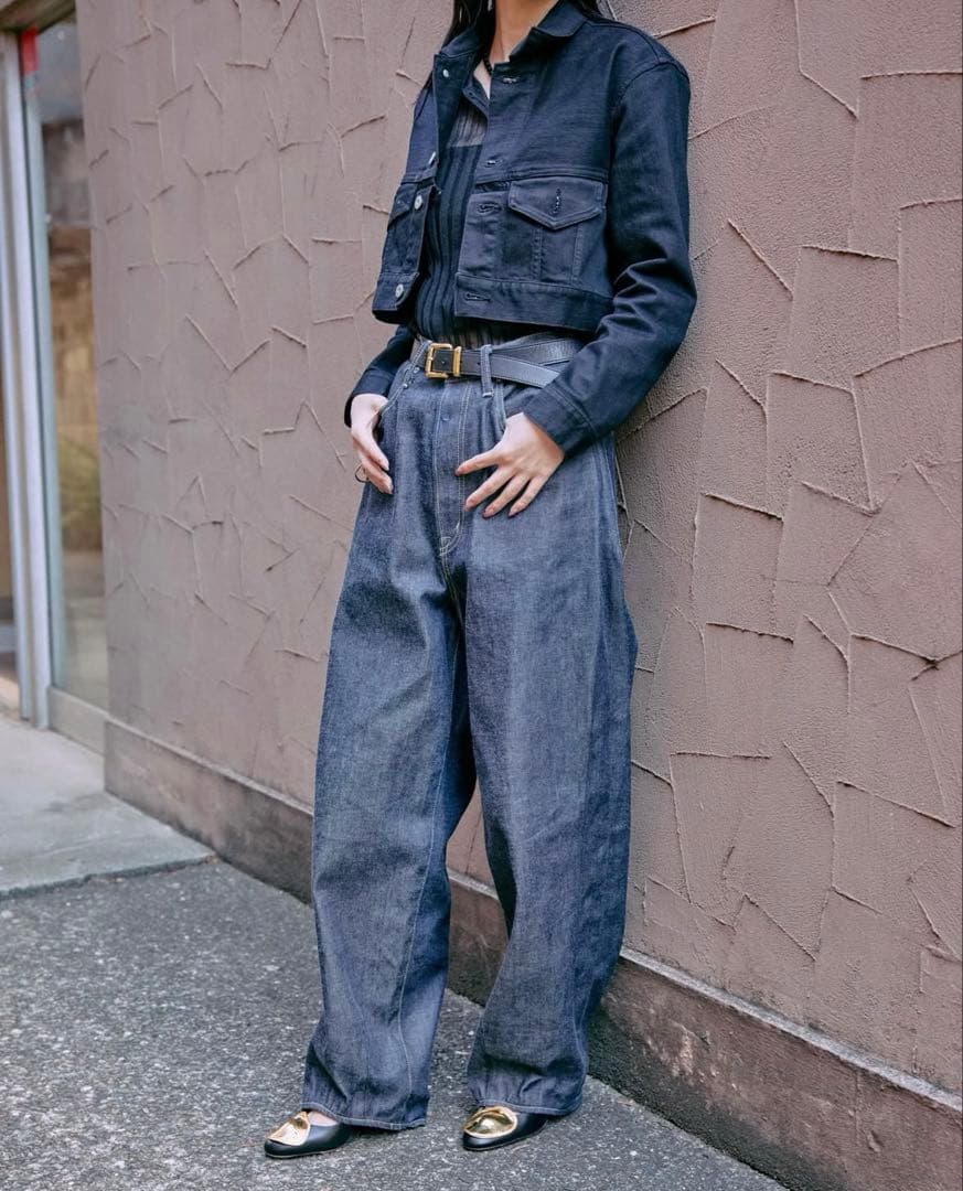 【KURO iro】リジッドデニムパンツ stunning lure サイズ0