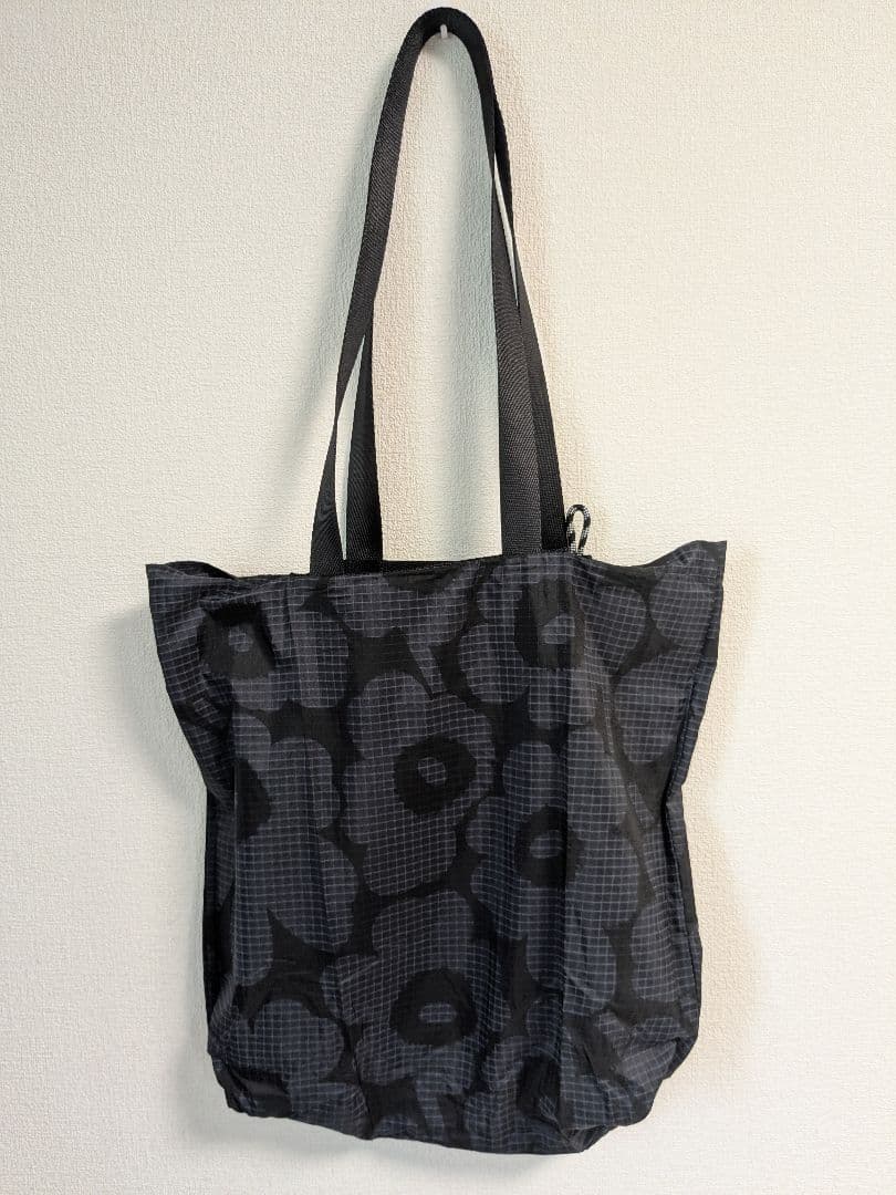 未使用　Marimekko × Kiosk トートバッグ ウニッコ柄 ブラック