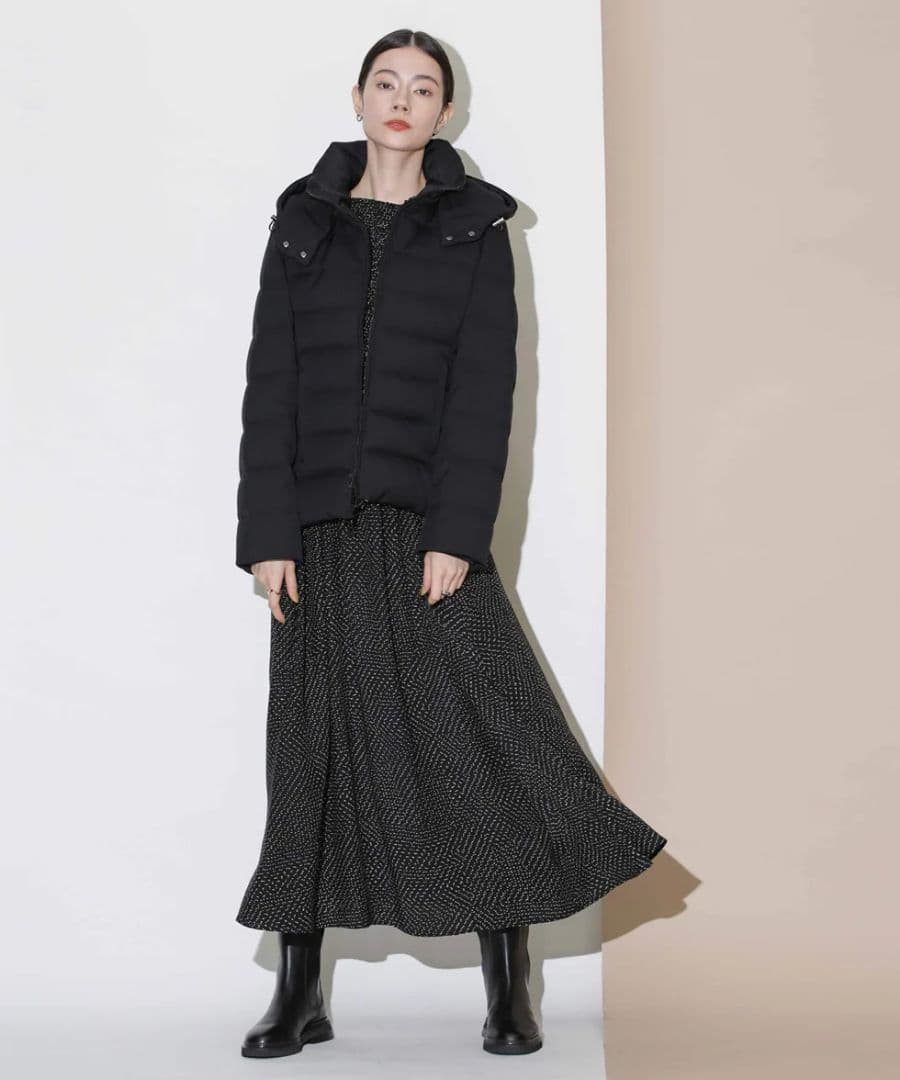 最終お値下げ❗【新品タグ付き❗】西川ダウン　サージショートダウン　ブラック Ｓ