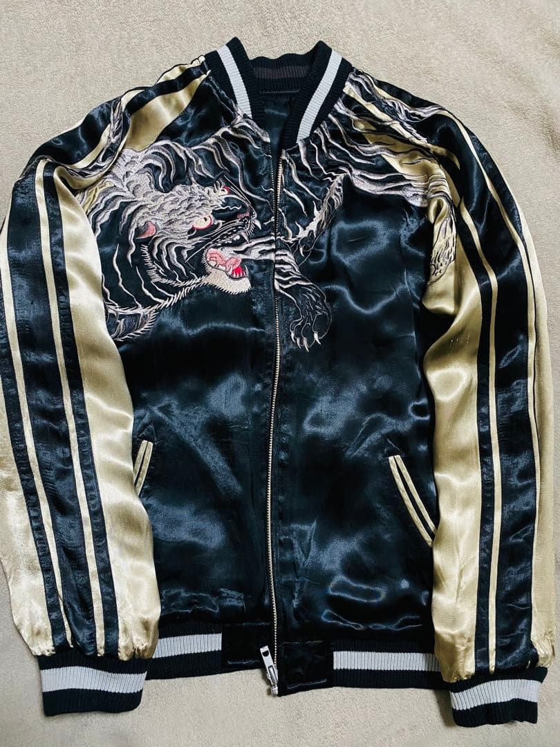 SATORI 虎 日本限定 ２面用 日本限定 スカジャン unisex レーヨン