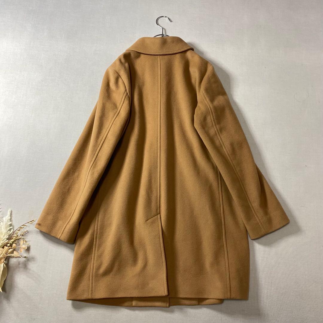《美品》マッキントッシュロンドン チェスターコート ウール キャメル【L】通勤