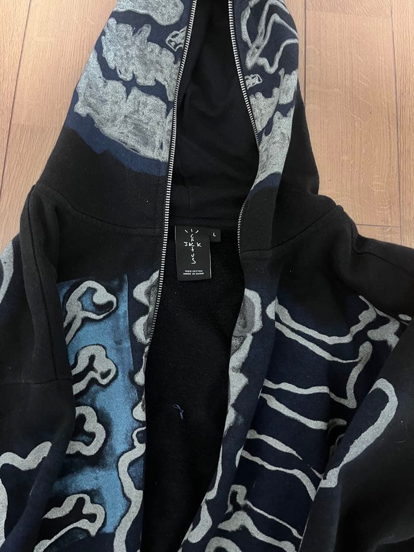 CACTUS JACKスケルトンパーカーL美品