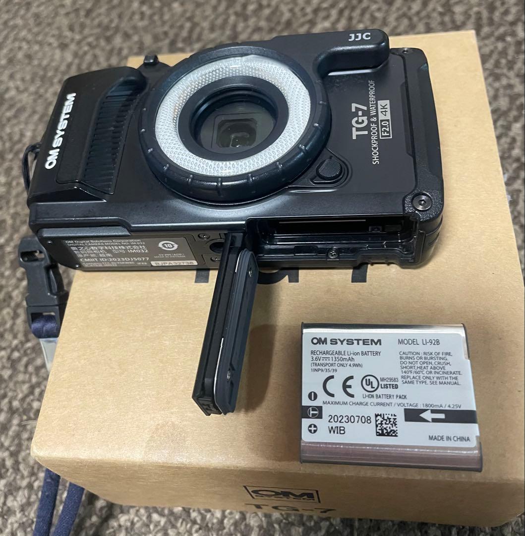 オリンパス　OM SYSTEM Tough TG-7 JJC LEDライト付