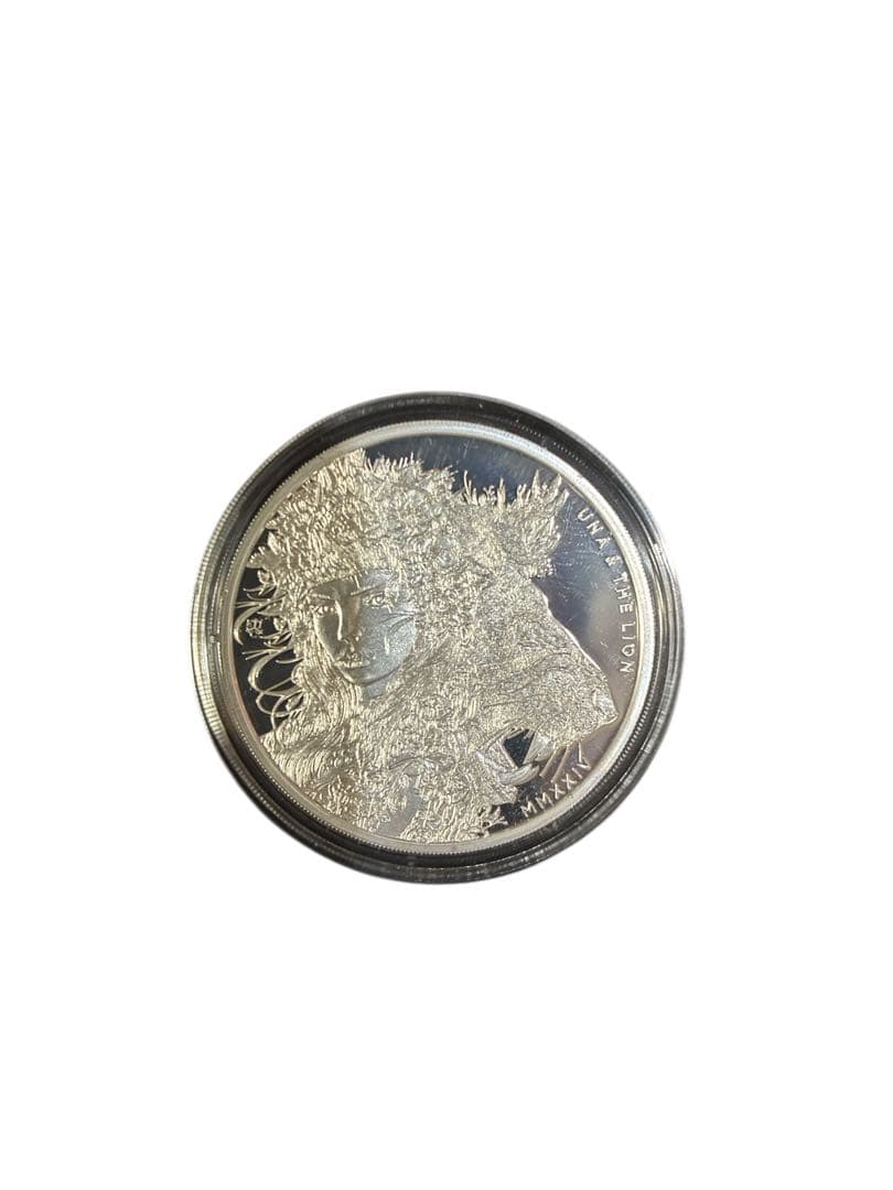 ウナとライオン　シルバー 1oz