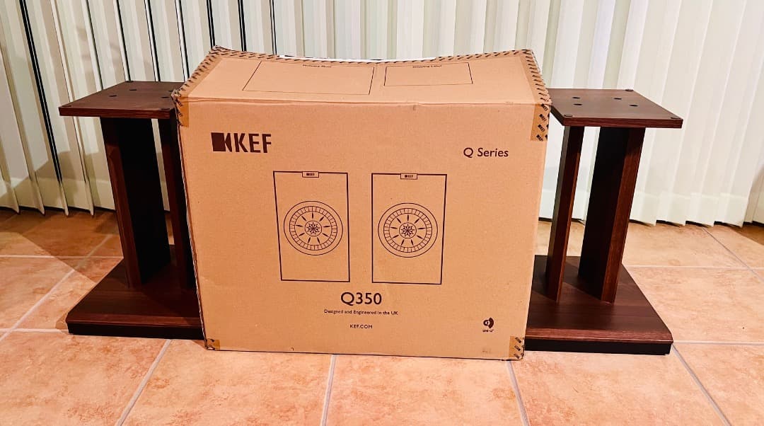 KEF Q350 スピーカー ペア＆スタンドほぼ未使用美品！