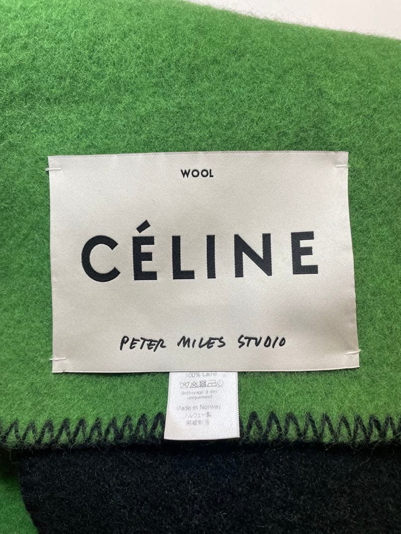 小物 CELINE Peter Miles Studio wool Blanket